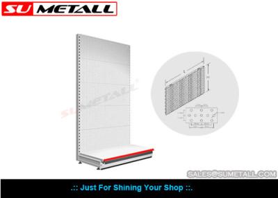 China Perforated Panel Supermarket Display Shelf / Shop Display Shelves For Decoration for sale