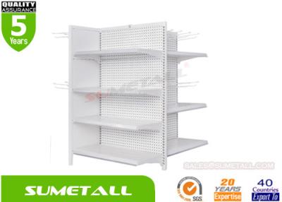 China Four Sided Convenience Store Racks / Steel Product Display Shelves Strong Style for sale