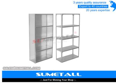 China Industrial Closet Slotted Angle Racking / Garage Heavy Duty Shelving 5 Shelf for sale