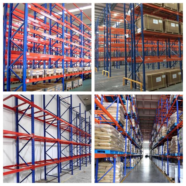 Real-world project case showing installed pallet racking system