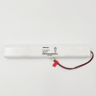 China High Temperature Ni-Cd Battery Pack 9.6V 1200mAh For Emergency Light Charge & Discharge Temperature -20℃~+70℃ for sale