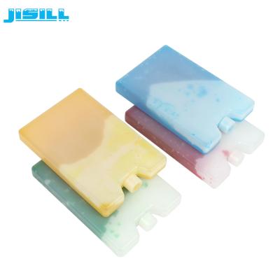 China Os blocos plásticos duráveis do congelador para os refrigeradores, BPA livram blocos de gelo coloridos do gel para o saco térmico à venda
