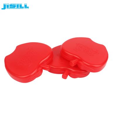China Custom Eco Friendly Colorful Ice Blocks For Cool Boxes 100Ml Apple Shape for sale