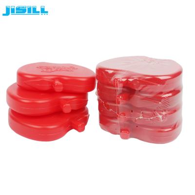China Red Reusable Food Freezer Mini Ice Packs For Kids Cooler Bags MSDS Approve for sale