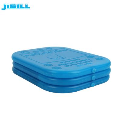 China El gel plástico del congelador de la bolsa de hielo recargable de SAP/CMC embala para una caja más fresca en venta