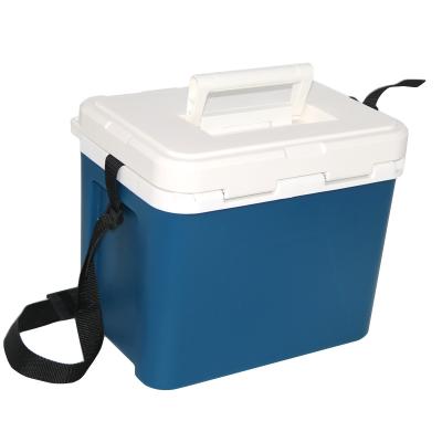 China Insulation Hard Plastic Ice Chest Camping Medical Cool Box For Picnic Fishing Hunting BBQs Outdoor Activities for sale