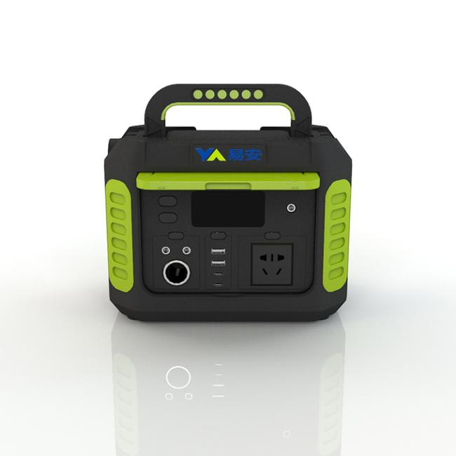 Portable Power Station,300Wh/292000mAhSolar Generator,Lifepo4 Battery Power Supply 300W Peak 500W with USB-C ,PD60W 0