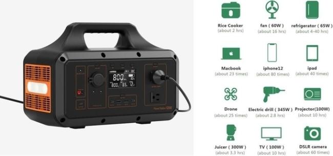 Good Quality Outdoor Cellphone Charging Station Lifepo4 Battery Power Source For Camping Use Fast Charging 0