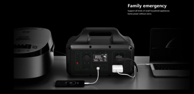 Black 1500W Portable Power Station 1024Wh 240V Solar Generator 4