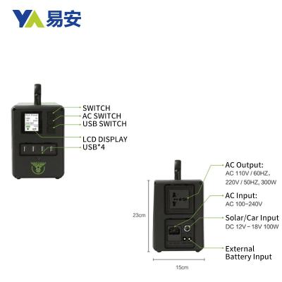 China Waterproof Electric Charging Portable Lithium Power Station For Outdoor Camping for sale