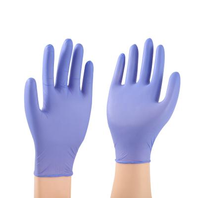 China Anti Puncture 510K Composite Nitrile Gloves / Food Service Nitrile Gloves for sale