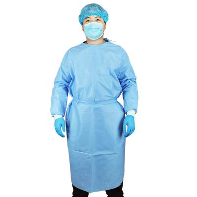 China Vestido descartável reforçado M-XXL de Gown Patient Operation do cirurgião à venda