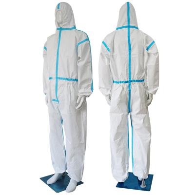 China ISO9001 M/L/XL/XXL Disposable Medical Coverall Hospital Clothing for sale