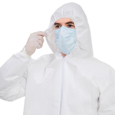 China Blocking Blood SMS PP Disposable Medical Coverall Surgical Jumpsuit for sale