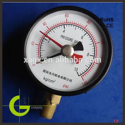 China 40mm To 150mm General Pressure Gauge Wide Pressure Range for sale