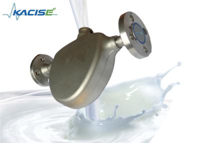 China Microbend Type Sanitary Flow Meter , Coriolis Mass Milk Flow Meter With LCD Display for sale