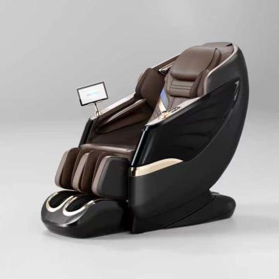 China Sl Track Zero Gravity PU Leather Full Body Massage Chair 4d Coin Operated for sale