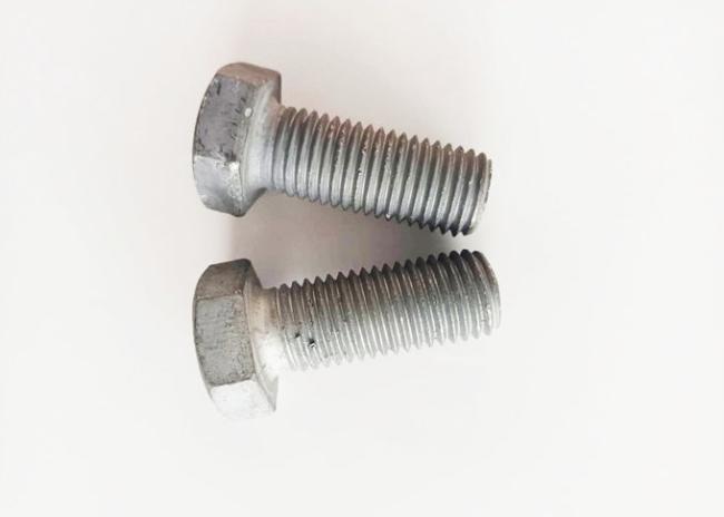 Carbon Steel Hot Dip Galvanized DIN933 Hexagon Head Bolt 1