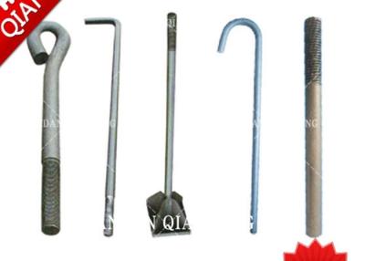 China Galvanized T Type Iron Foundation Anchor Bolts M100 For Concrete High Strength for sale