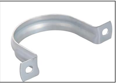 China Galvanized 304 Stainless Steel Saddle Pipe Clamp Metal U Type Hose Clamp for sale