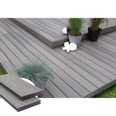 China Innocuous Recyclable WPC Floor Wood Outdoor Composite Decking Oak 138x23mm for sale