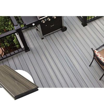 China Balcony 5.4m Capped Composite Decking Trims Space Gray Anti UV for sale
