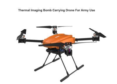 China Bomb Carrying Thermal Imaging Drone For Army Use 10km 46 Minutes Payload 3kgs for sale