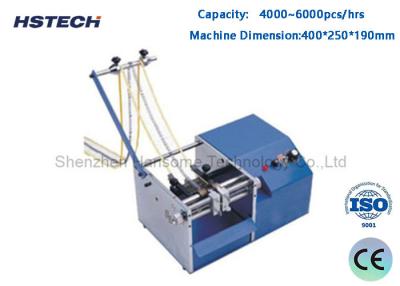 China Máquina de moldagem de chumbo de lâmina de aço 4000 ~ 6000 Pcs / hora Caixa de fita de alta capacidade Componentes axiais Máquina de moldagem de chumbo à venda