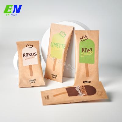 China Biodegradable Custom Printing Food Pakcage Bag for Popsicle Ice Cream for sale