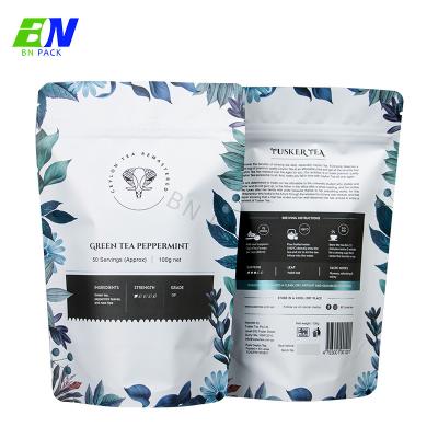 China Plastic Aluminum Foil Stand Up Pouch Food Packaging Pouch With Zipper And Window for sale