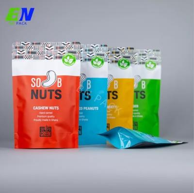 China Custom High Barrier Standup Pouch Dry Fruits Packaging Pouch Zip Lock Tea Bag for sale
