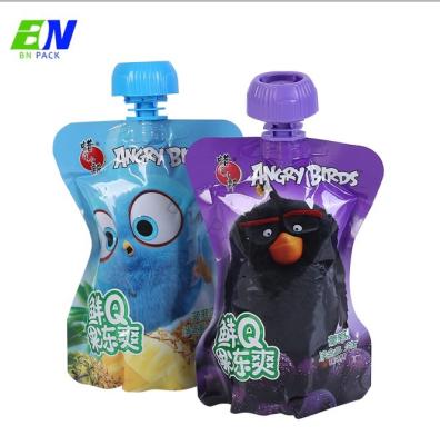 China BPA Free Reusable Squeeze Standing Pouch Packaging Spout Pouch Baby Food Bags for sale