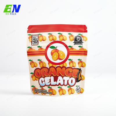 China Custom Logo Mylar Bags Smell Proof Foil Plastic 3.5 Child Resistant Packaging for sale