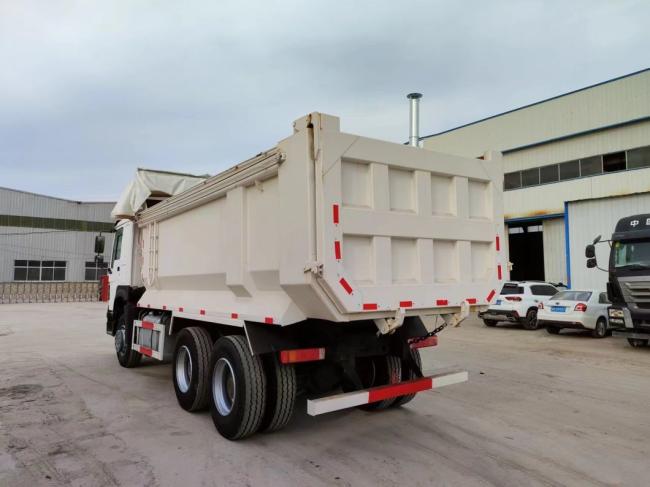 Secondhand Truck 10tires White U-Type Dump Truck Sinotruck HOWO 6*4 Dump Truck