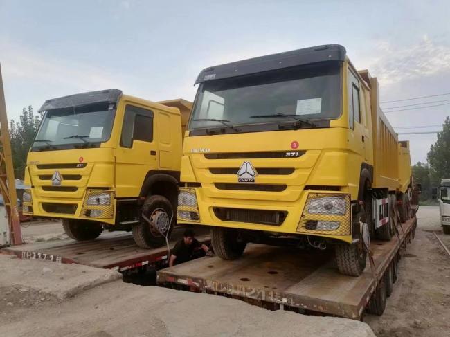 Sinotruk HOWO Dumper Truck Tipping Truck Yellow Color Good Condition Dump Truck 10 Wheeler