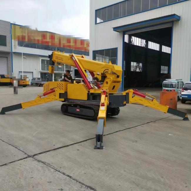 Crane Mobile Crawler Cranes 360 Degree Hydraulic Slewing Construction Lifter Tracked Mini 8 Ton Spider Crane