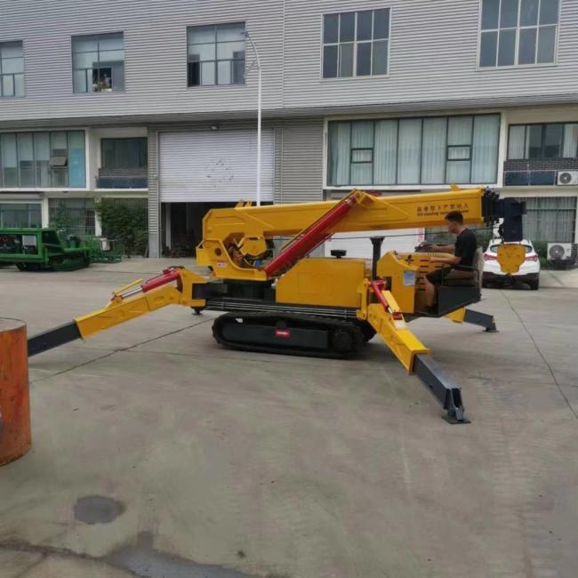 Crane Mobile Crawler Cranes 360 Degree Hydraulic Slewing Construction Lifter Tracked Mini 8 Ton Spider Crane