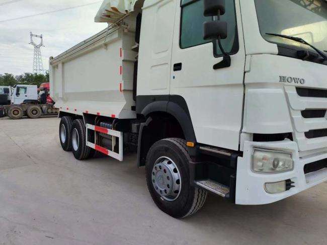White HOWO 6*4 Cheap U-Type Tipper Truck Construction High Capacity
