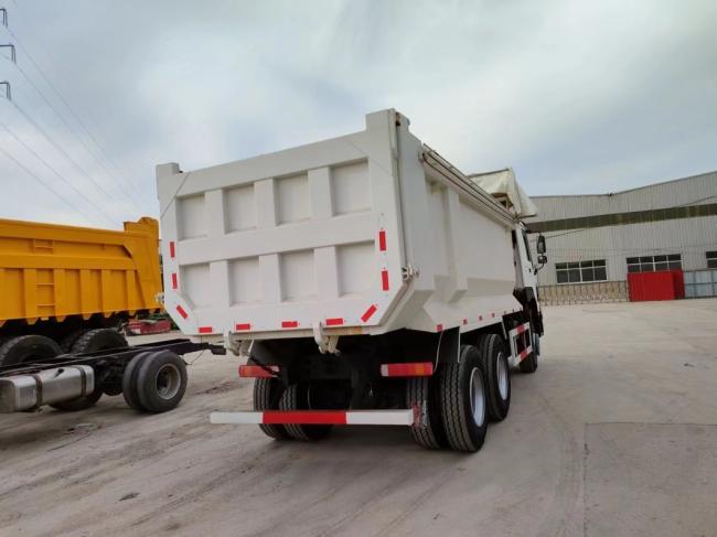 White HOWO 6*4 Cheap U-Type Tipper Truck Construction High Capacity
