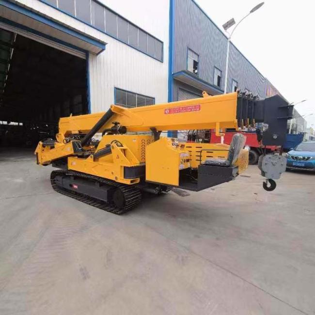 3-12ton Tracked Chassis Portable Lift Crane Remote Control Spider Crane for Sale