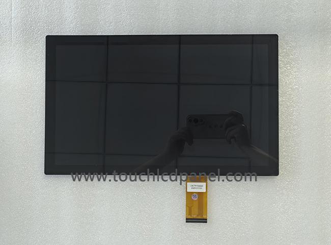 15.6-inch PCAP Touchscreen Overlay with narrow black bezel and anti-glare surface