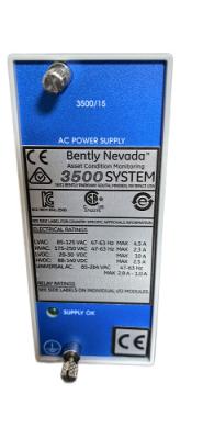 China 3500/15 Bently Nevada 3500 System AC And DC Power Supplies  3500/15-05-05-00  106M1081-01 for sale