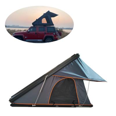 Chine 4x4 hors route imperméable à l'eau Camping Triangle de coquille de mouche Tente de toit dur Tente de toit de véhicule extérieur à vendre