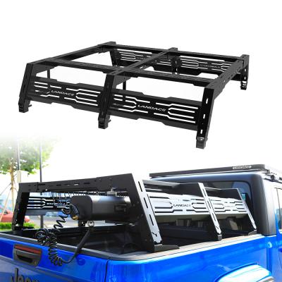 China Off Road 4X4 Universal Bed Rack Aluminium Alloy Truck Bed Bars for sale