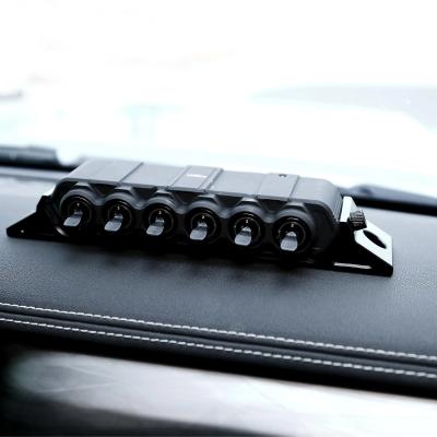 China Universal 6 Gang LED Car Control Switch Panel for Off-road Car Interior Accessories for sale
