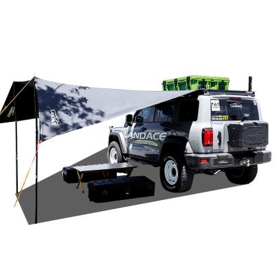 China Oxford Roof Top Tent Awning Outdoor Adventures Roof Rack Awning Tent for sale