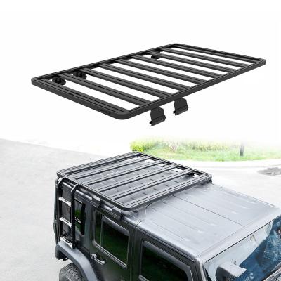 China Roof Mount Aluminium 4x4 Off Road Roof Rack for JEEP JK Car Roof Rack Basket for sale