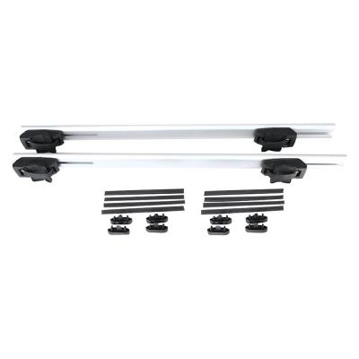 China Extrusion Aluminium Truck Bed Cross Bars 117cm Roof Rack Rails for sale