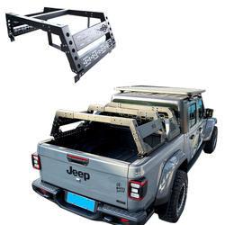 Quality 2023 Popular Black Powder Coated Pick Up Bed Rack No-Drill Mount Convenient and for sale