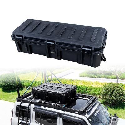 China Rack de telhado à prova d'água LLDPE montado caixa de carga pesada 2023 Popular armazenamento de rack de telhado de carro à venda